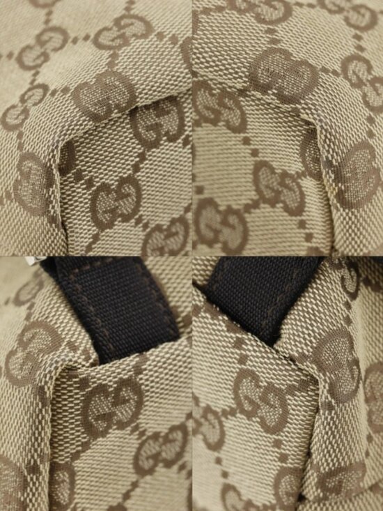 GUCCI Backpack Daypack 003.0242 Brown GG canvas Women main image 5